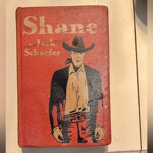 Vintage hardbound Book SHANE by Jack Schaefer 1949 The Riverside Press Cambridge